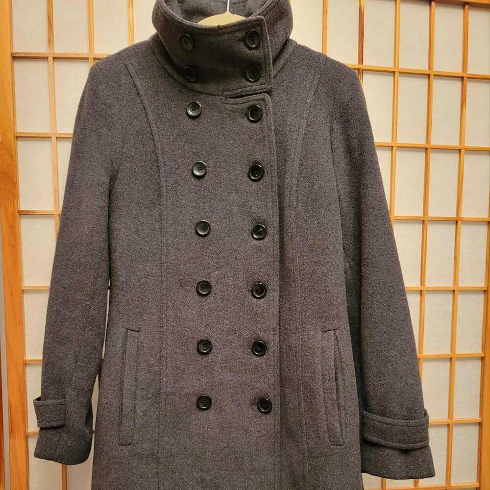 Gray Wool Pea Coat